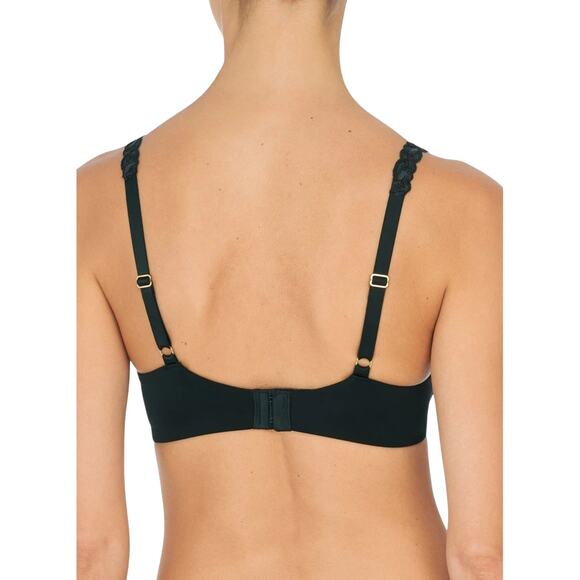 Natori Pure Lux Custom Coverage Contour Underwire Bra Lace Straps 732080 Sz 32DD - Picture 4 of 14